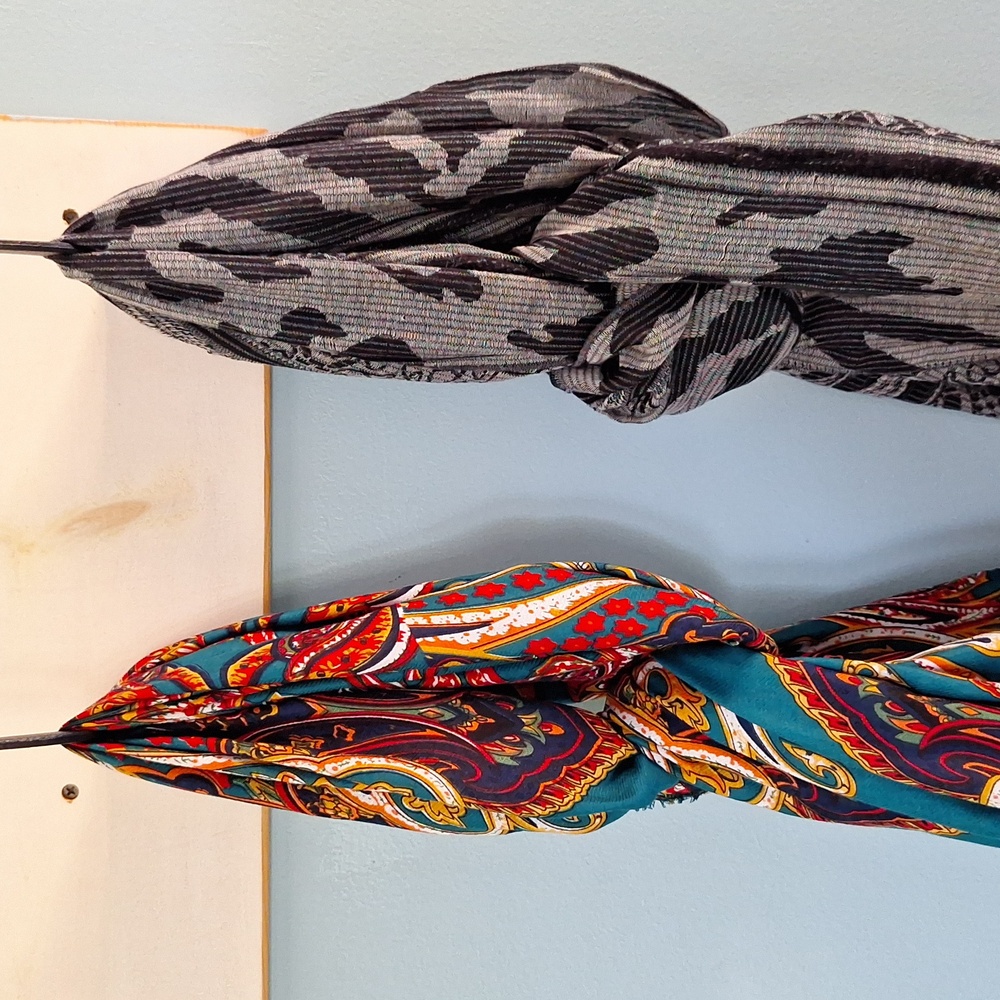 ✨️ Set of 2 shawls. Chico's / Natasha brands. Scarf set. Scarves. Wrap.